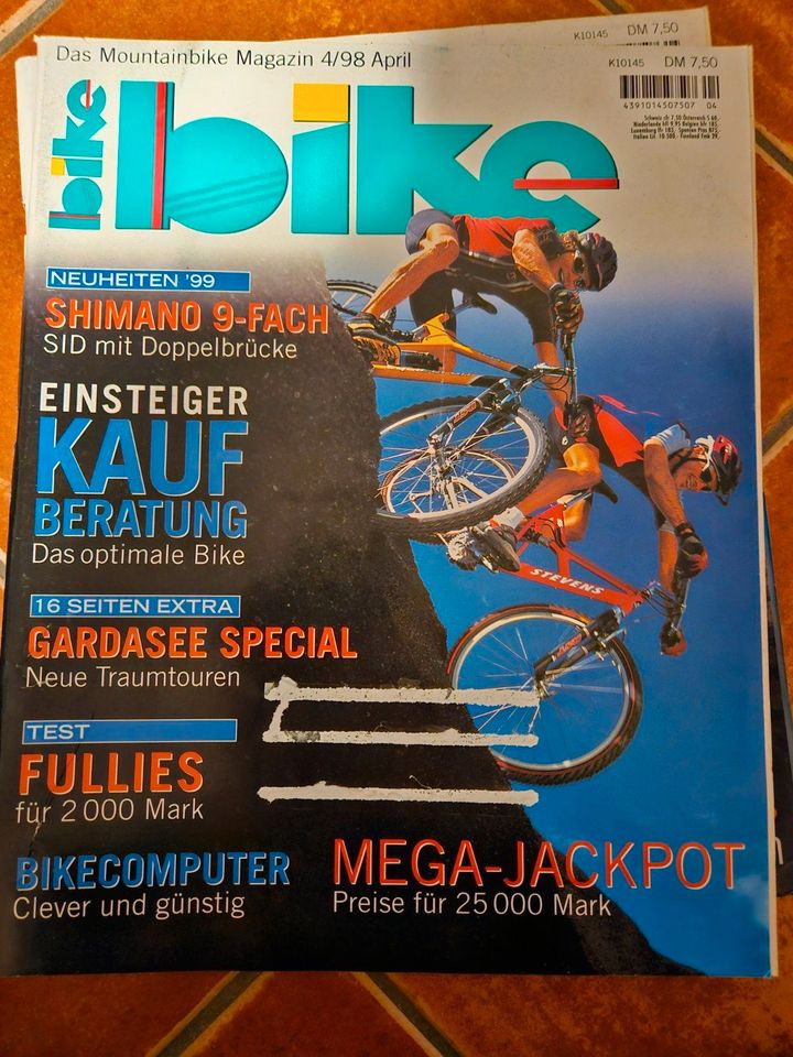 Bike Zeitschriften Jahrgang 1998 in Daaden