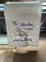 Leinentuch - Sticktuch - Hochzeit - Haus - Küche - Garderobe Hessen - Burghaun Vorschau