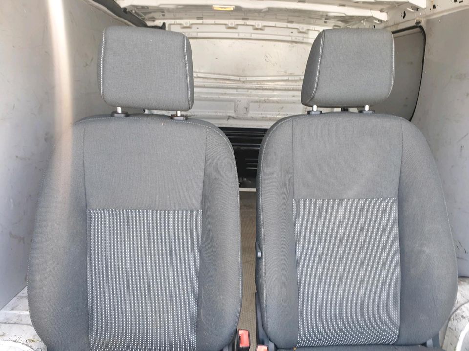 Stoffsitze Sitze vorn Ford C-Max I Fahrersitz Beifahrersitz Stoff grau