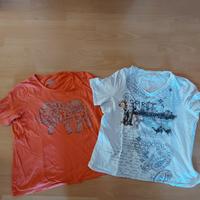 2 Shirts Größe M von C+A mit Elefanten für 4,50 € Hessen - Bürstadt Vorschau