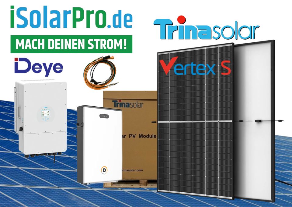 8kW Solaranlage Trina Solarmodul+Wechselrichter+6,5kW Speicher in Birkenfeld