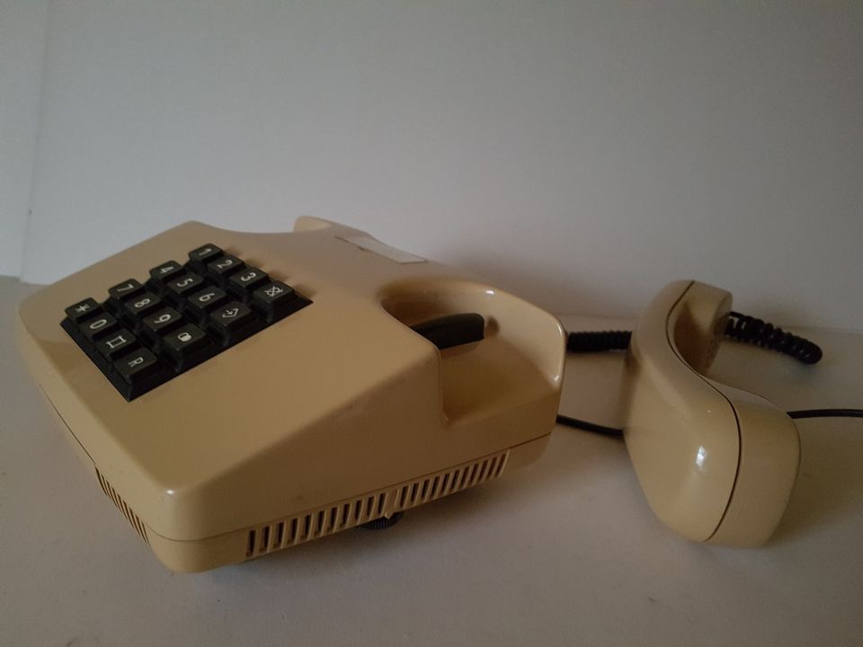 Post Telefon Tasten 01 LX beige 3/91 TAE-Stecker MFV eingestellt in Burgstädt