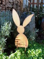 Hase Edelrost Silhouette Garten 27cm Eisen Ostern NEUWARE Hessen - Gedern Vorschau