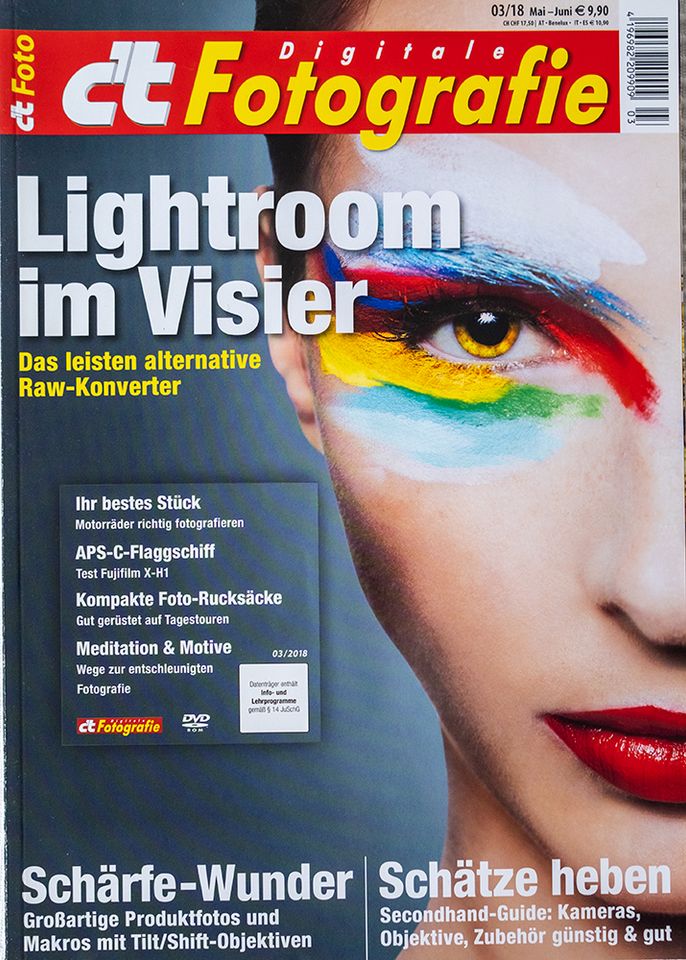 c’t Fotografie Fotozeitschrift 2018 5 Hefte + 5 DVDs in Kiel