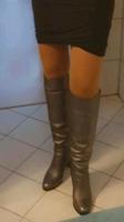 Neu im Karton!Jimmy Choo Madalie 80 hohe Stiefel,genarb. Metallic Nordrhein-Westfalen - Frechen Vorschau