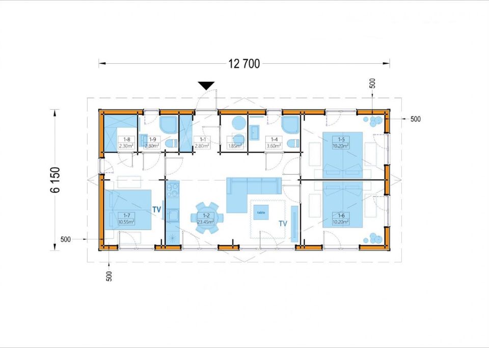 Haus für Jung und Alt  bei Kremmen, Oranienburg, Bernau, Strausberg, Fürstenwalde, Königs Wusterhausen, Ludwigsfelde, Werder, Brandenburg an der Havel, Rathenow oder da wo auch immer Sie bauen möchten in Berlin