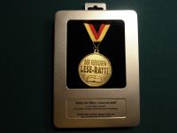 Plakette Medaille Lese-Ratte Reden ist silber, lesen ist gold Nordrhein-Westfalen - Mönchengladbach Vorschau