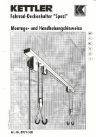 Kettler Fahrrad-Deckenhalter "Spezi" - 8959-500 Nordrhein-Westfalen - Sankt Augustin Vorschau