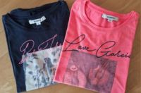 2 x T-Shirt Mädchen dunkelblau + neon-pink Gr. 176, Marke Garcia Bayern - Berngau Vorschau