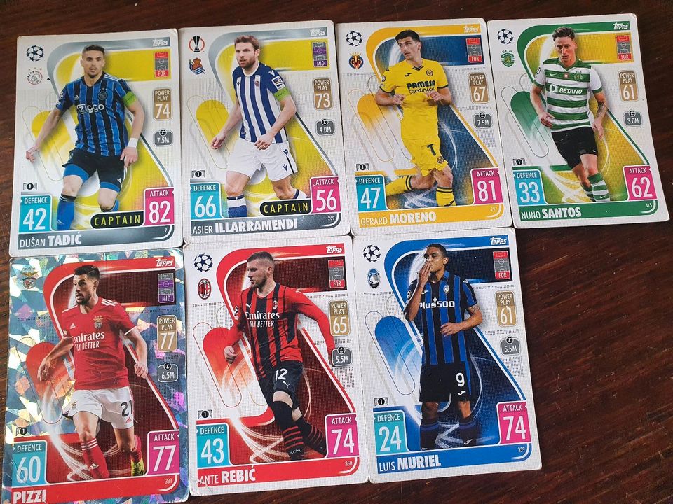 Match attax champions League 21/22 0,50 c pro Karte in Hamburg