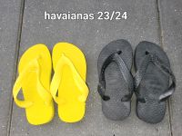 Havaianas 23/24 schwarz gelb flipflop Nordrhein-Westfalen - Siegburg Vorschau