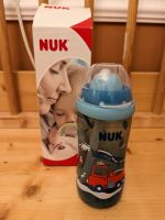 Babyflasche NUK Trinkflasche mit Strohhalm - neu Sachsen - Radebeul Vorschau