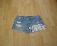 ONLY Jeans Shorts Hotpants - W 30 - Damen - Ripped Nordrhein-Westfalen - Lage Vorschau