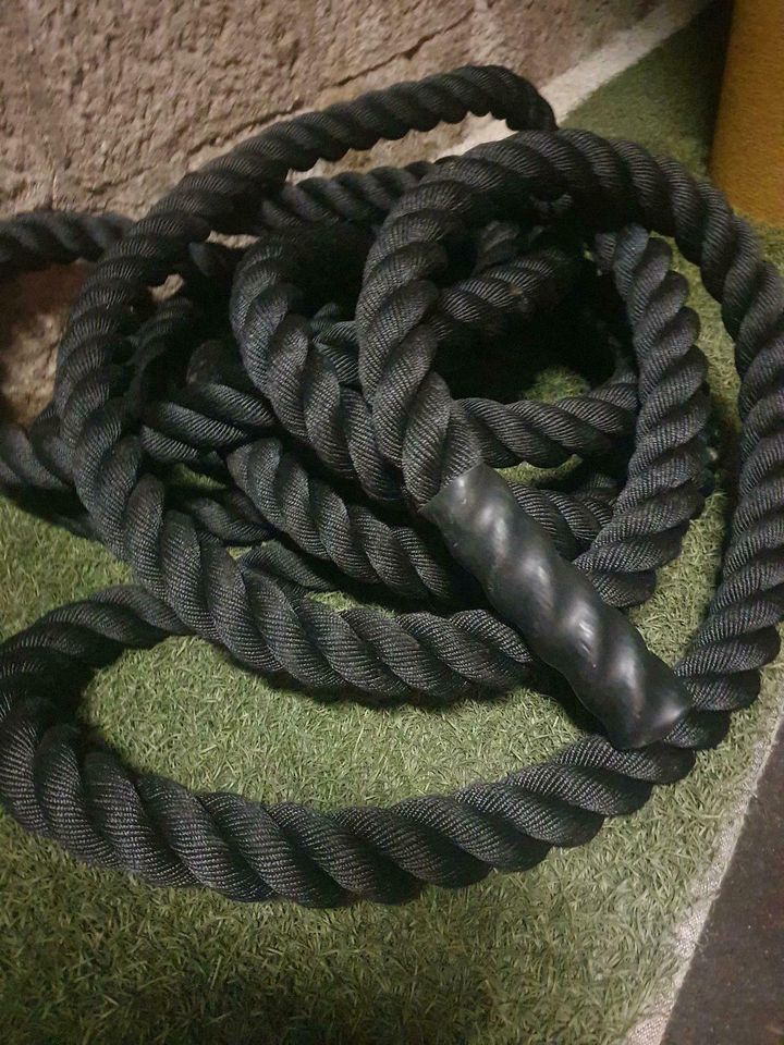 Gorilla Sports 15m Battle Rope Tau Seil Crossfit Functional in Schellweiler