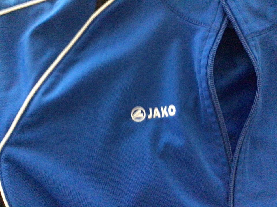 JAKO Sportjacke Trainingsjacke Zipjacke Gr. 152/164 blau in Regenstauf