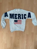 Vintage Damen Sweater America Print Retro Pullover Sweatshirt S M Niedersachsen - Wolfsburg Vorschau