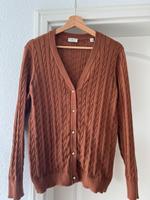 Jacke Strickjacke braun Gold 44 46 Damen Brown Tchibo essentials Schleswig-Holstein - Kiel Vorschau