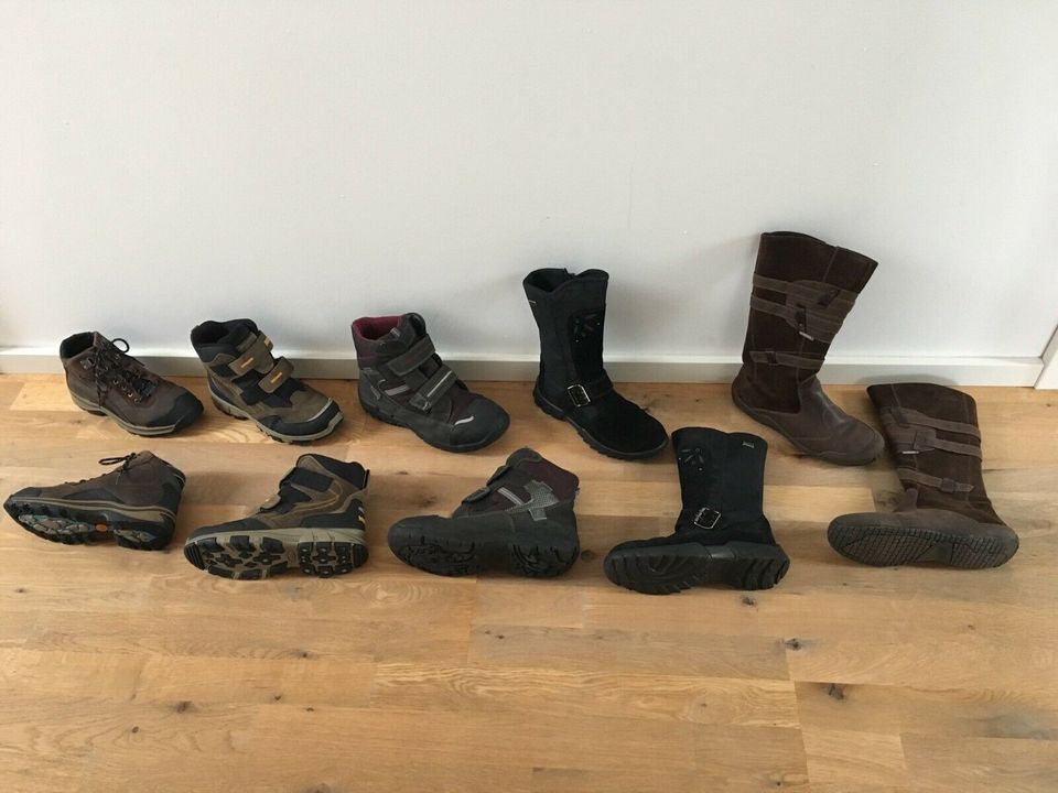 Marken Kinderschuhe Stiefel Wanderschuhe Mädchen Jungen Gr. >36 in Gießen