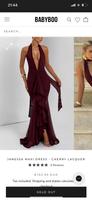 Babyboo Kleid cherry Bordeaux rot S Abendkleid Asos  oh Polly Nordrhein-Westfalen - Hagen Vorschau