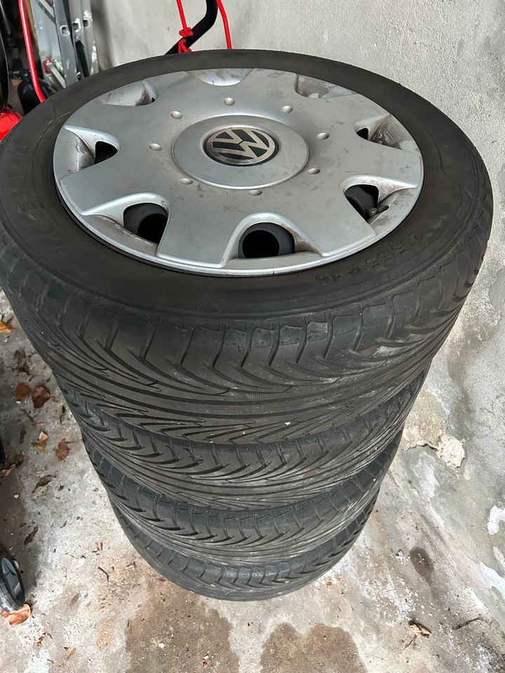 Stahlfelgen 205/55 R16 !! originalen Vw Radkappen in Ibbenbüren