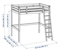 Ikea Stora storå Hochbett Schwarzbraun Lieferung Aufbau Berlin - Neukölln Vorschau