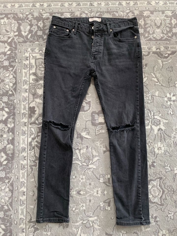 Jeans Topman Topshop dunkelgrau w34 l32 skinny in Hannover