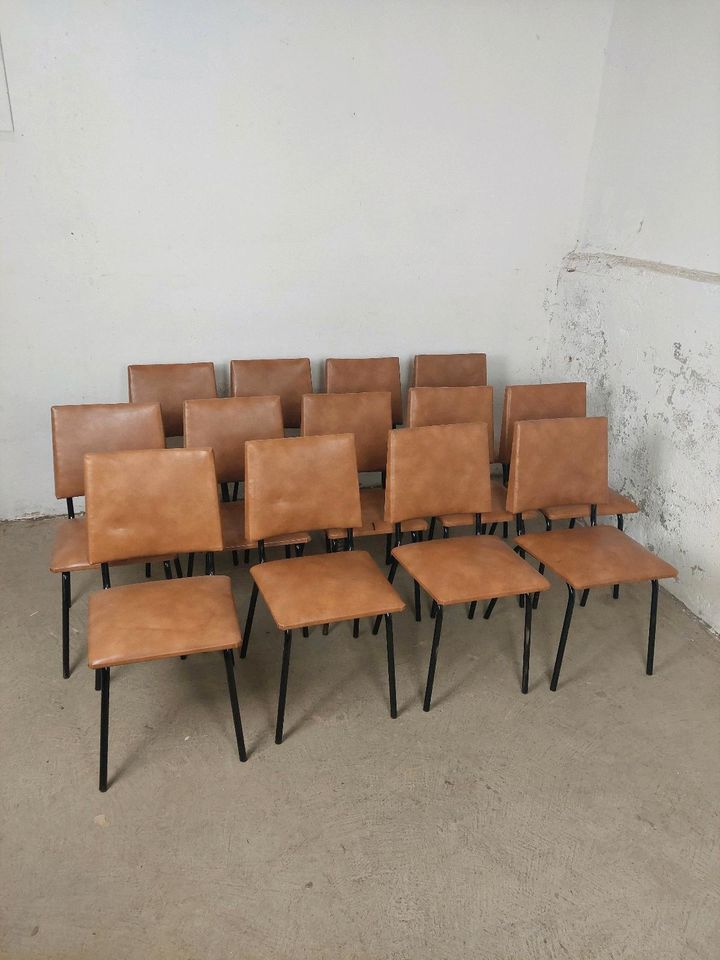 1v16 Stuhl Stühle Konvolut Polsterstuhl 60er 70er DDR Retro in Berlin