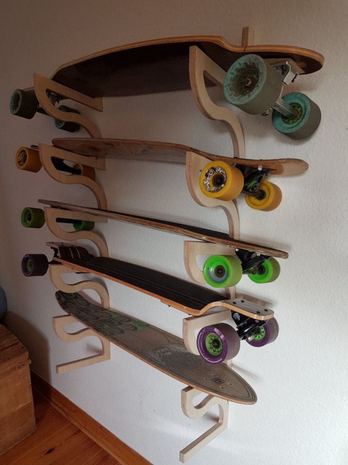 Longboard Skateboard Snowboard Rack Halterung Aufhängung in Aachen