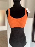 Stradivarius orange kurz Tanktop Damen Crop Top Trägertop M Niedersachsen - Scheeßel Vorschau