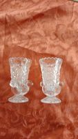 2 Fußglas Vögel Kristallglas  Vase Zahnstocherhalter Baden-Württemberg - Karlsruhe Vorschau