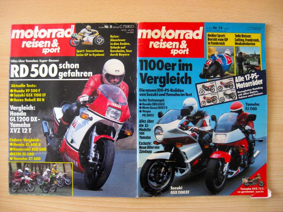 Motorrad Zeitschriften 80/90er Oldtimer Easy Rider Mo Revue in Markt Schwaben