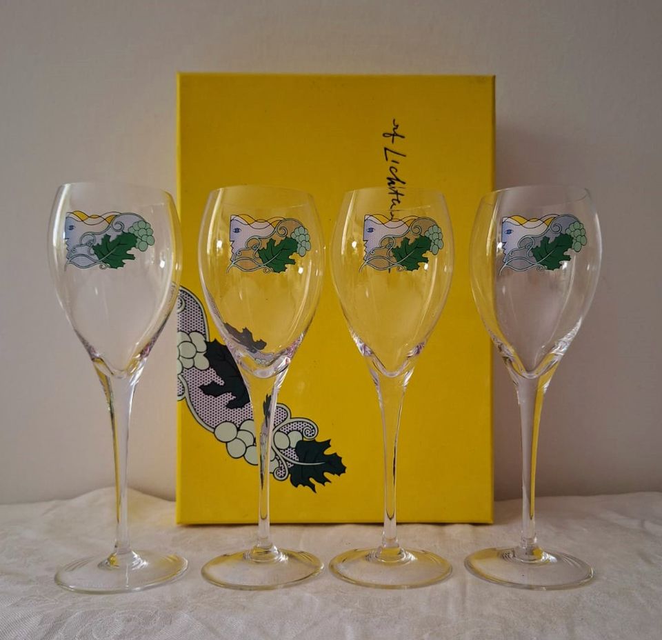 Champagner Gläser TAITTINGER Collection ROY LICHTENSTEIN in Langenfeld