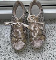 Damen Schnürschuhe aus Samt und Glitzer, rosé, Gr. 38, Graceland Bayern - Schwarzenbach a d Saale Vorschau