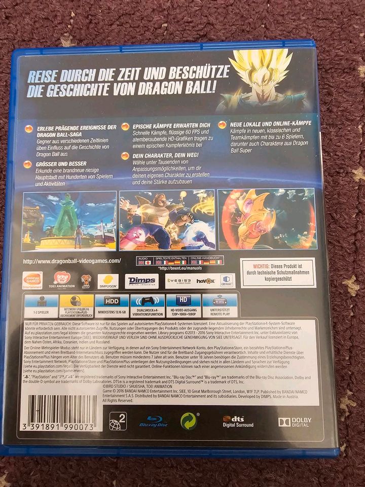 PS4 Spiel DragonBall 2 in Roßwein