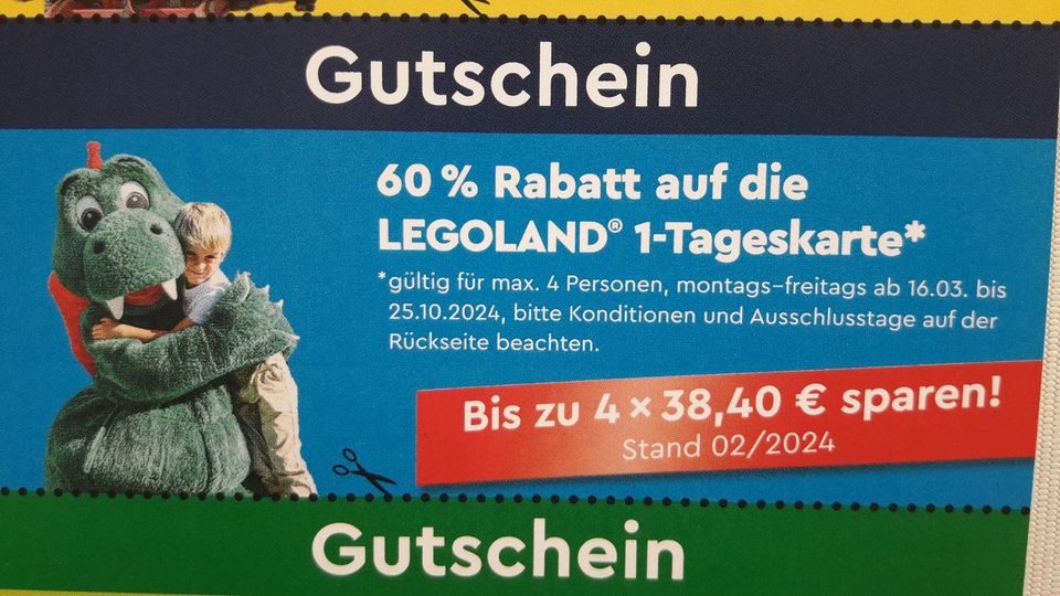 Legoland Gutscheine in Dillingen (Donau)