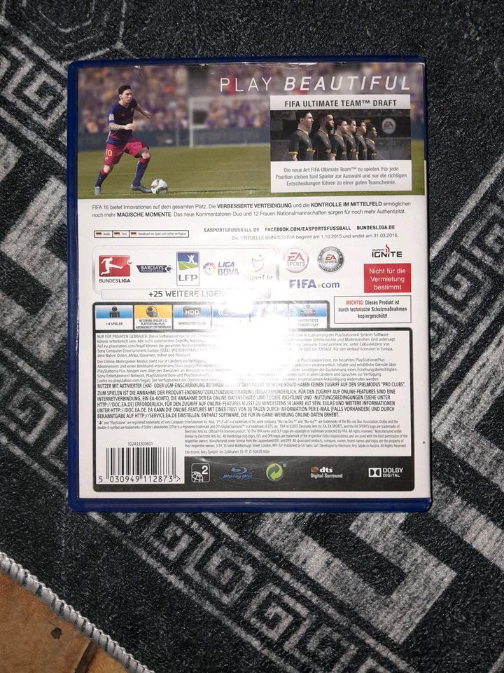 Ps4 fifa16 in Bad Kreuznach