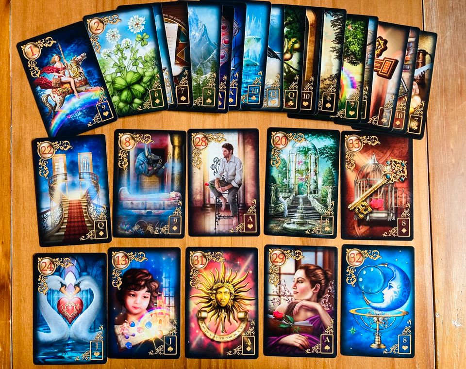 Gilded Reverie Lenormand Kartendeck + Anleitungsheft NEU in Baden-Baden