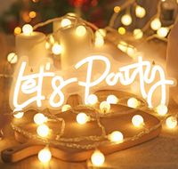 Let‘s Party LED Neon Schild Wanddekoration Leuchtreklame Lampe Hessen - Bebra Vorschau