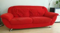 Rote Couch mit hoher Rückenlehne 2,12m Berlin - Pankow Vorschau