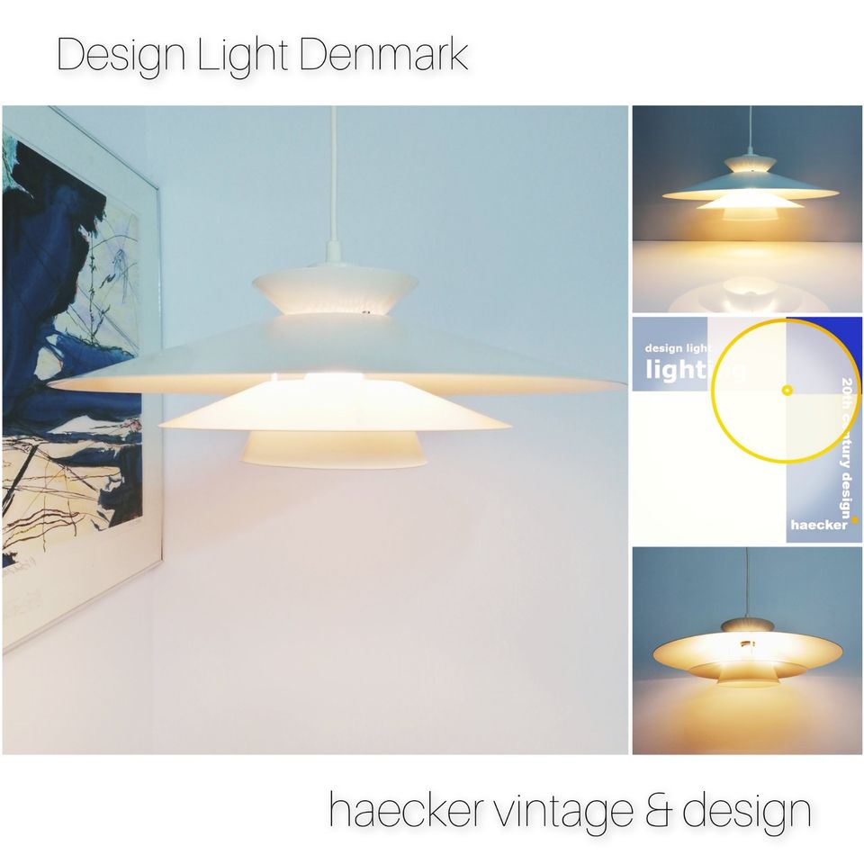 DESIGN LIGHT Lampe danish design zu midcentury retro poulsen 70er in Düsseldorf