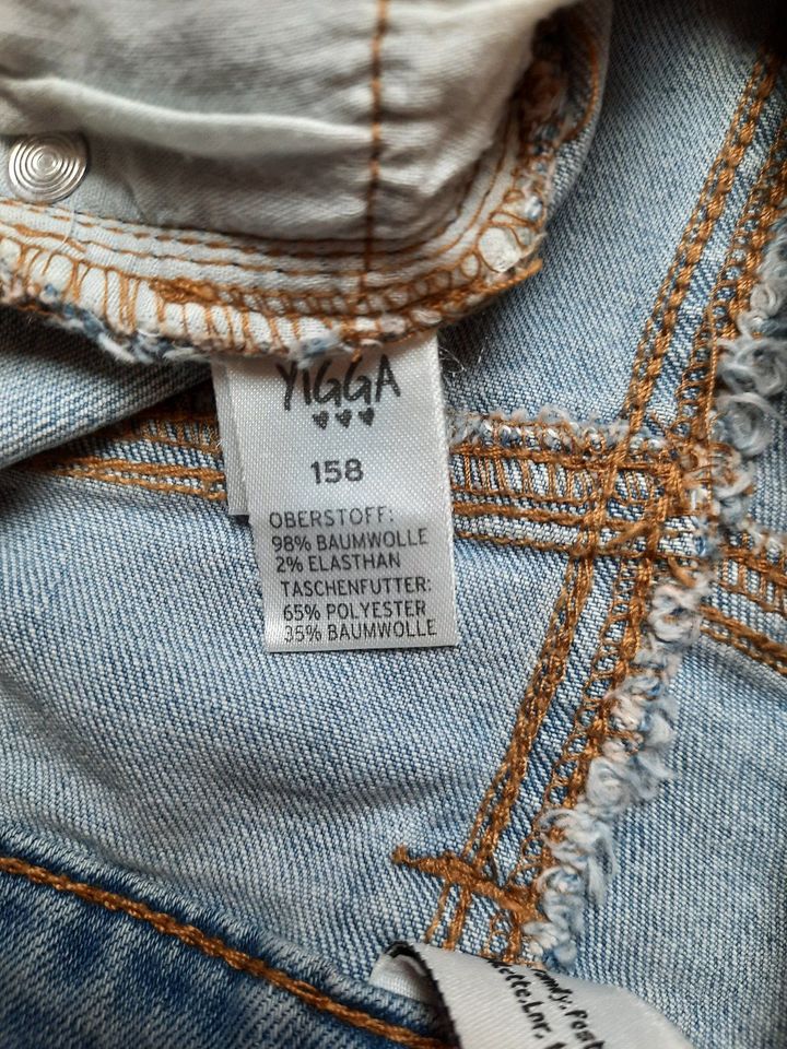 Mädchen Jeans Shorts, Kurze Hose, Hotpants 158 NEU Yigga in Vöhl