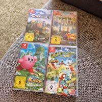 4 switch spiele kirby, pikmin 4, minecraft Nordrhein-Westfalen - Hemer Vorschau