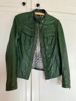 Flaschengrüne Lederjacke im Biker Stil   Gr. M    38 Hessen - Bad Homburg Vorschau