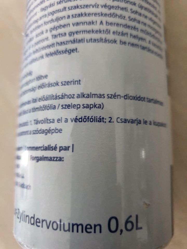 Sodastream Sodastar Zylinder Kartusche leer 0,6 l in Heiden