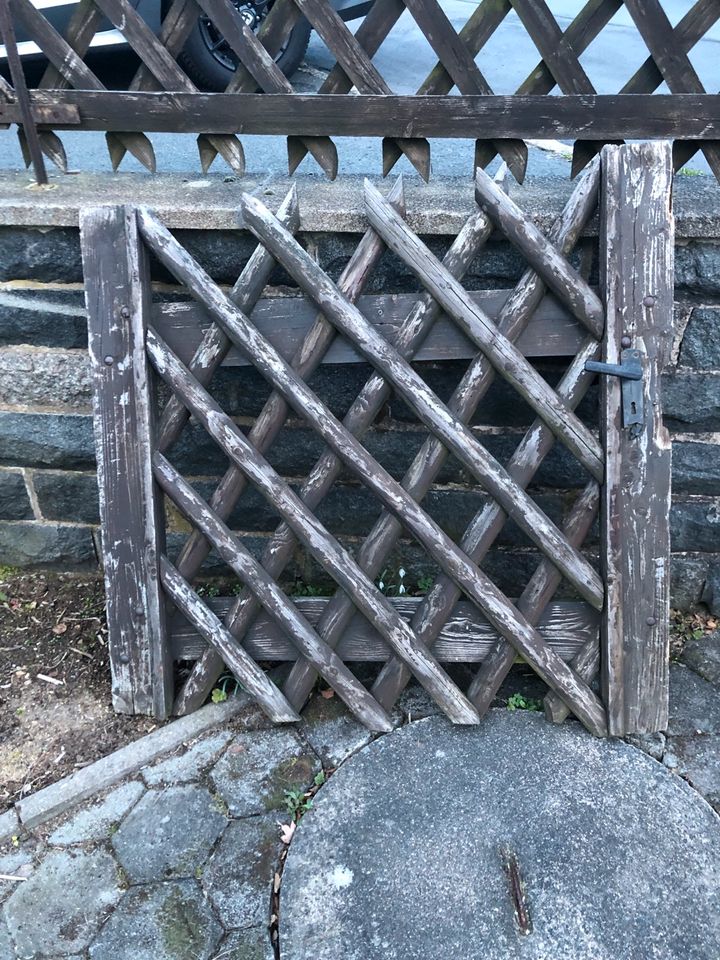 Braunes Gartentürchen in Helmbrechts