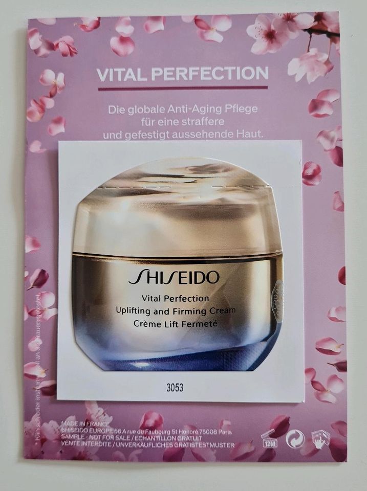 Shiseido Vital Perfection Uplifting and firming Creme Probe in Wunstorf