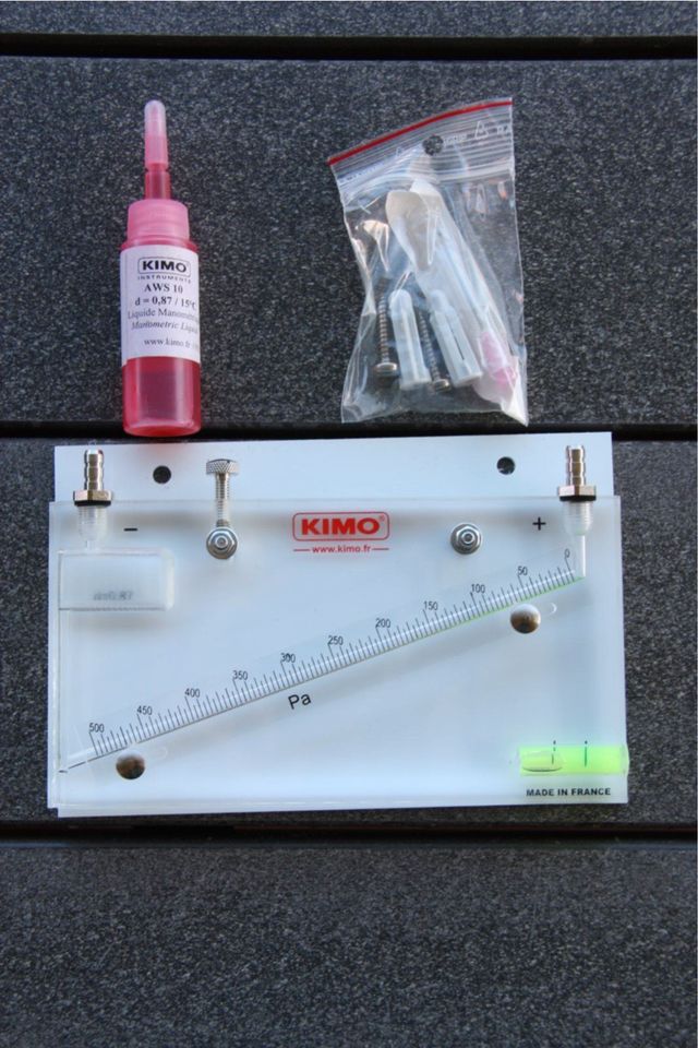 KIMO Schrägrohrmanometer Serie MG 0-500 Pa neu unbenutzt in Billerbeck