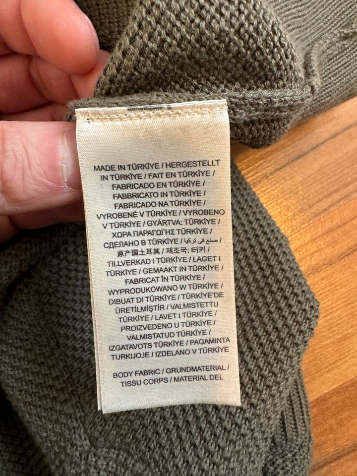 Gant Strickjacke Cardigan khaki XL in Lüneburg