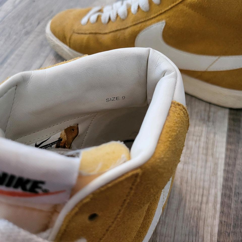 Nike Sneaker Blazer High gold / gelb  344344-700 42.5 EU 9 US in Heidelberg