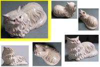 Große Keramik- Skulptur Katze * Langhaarkatze * aus Sammlung Niedersachsen - Hage Vorschau